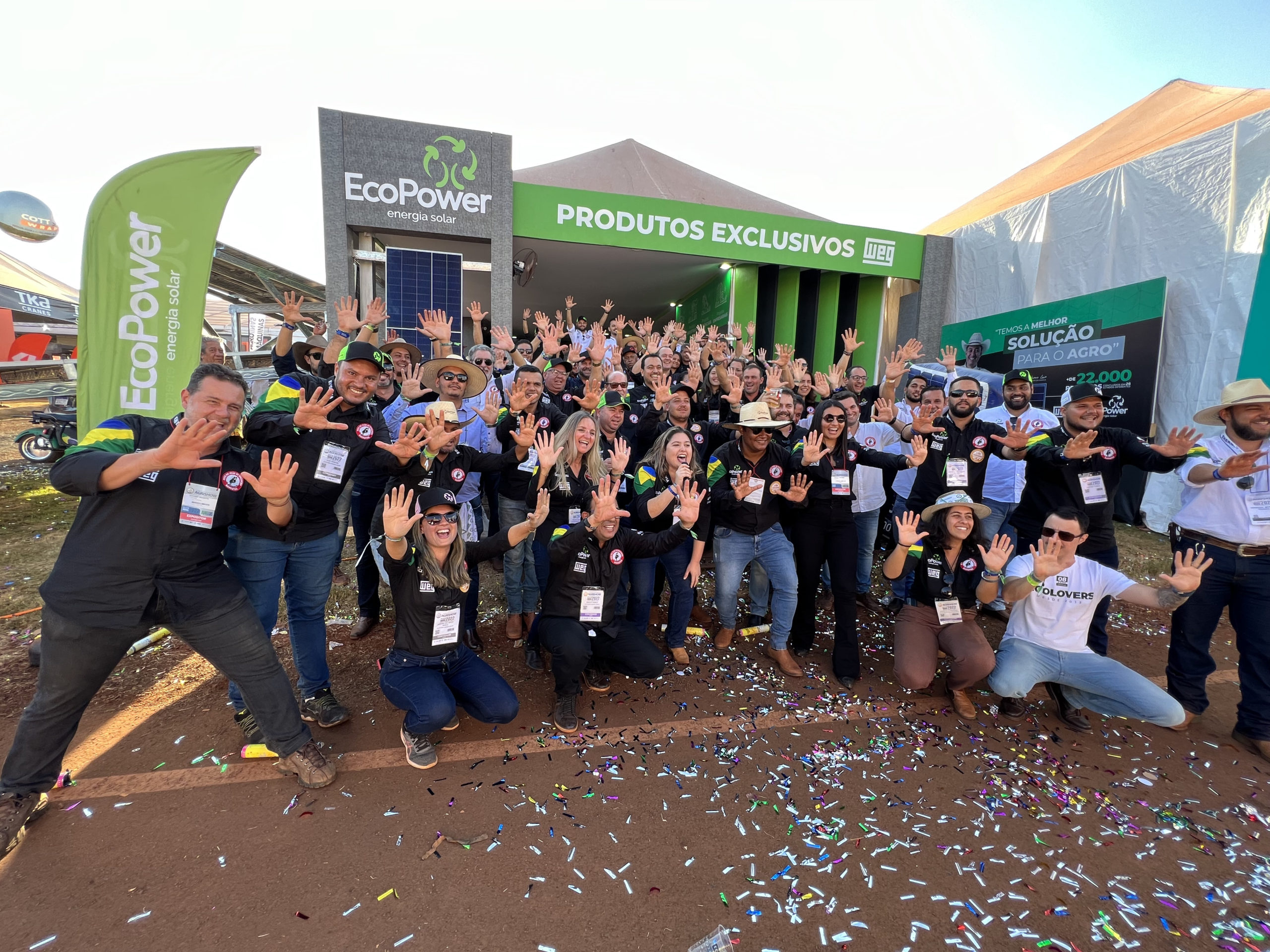Equipe EcoPower - Agrishow - Energia Solar